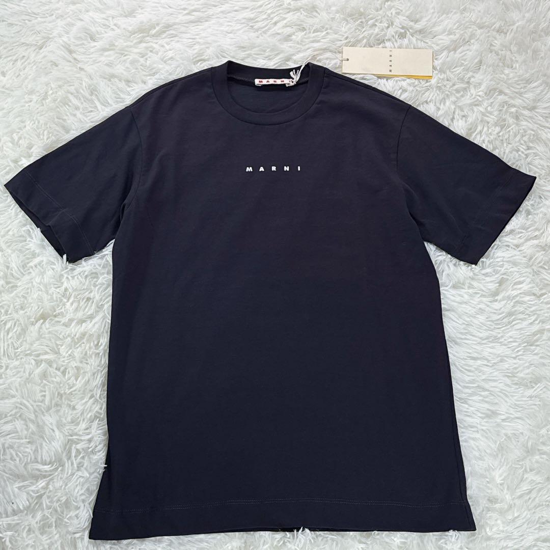 新品タグ付✨ 大人もOK！マルニ　キッズTシャツ　12Y 150 紺 25SS