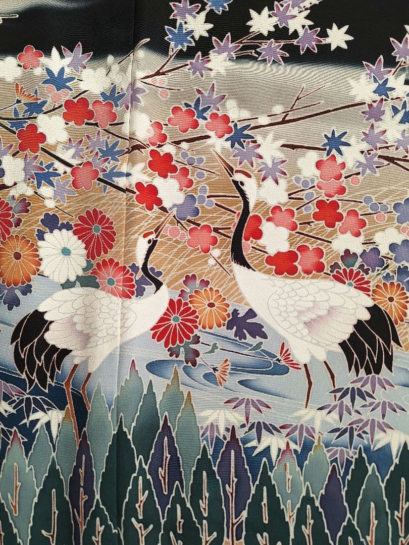 着物リメイクワンピース3678