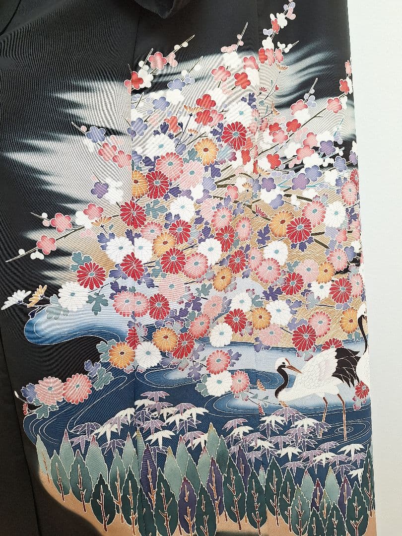 着物リメイクワンピース3678