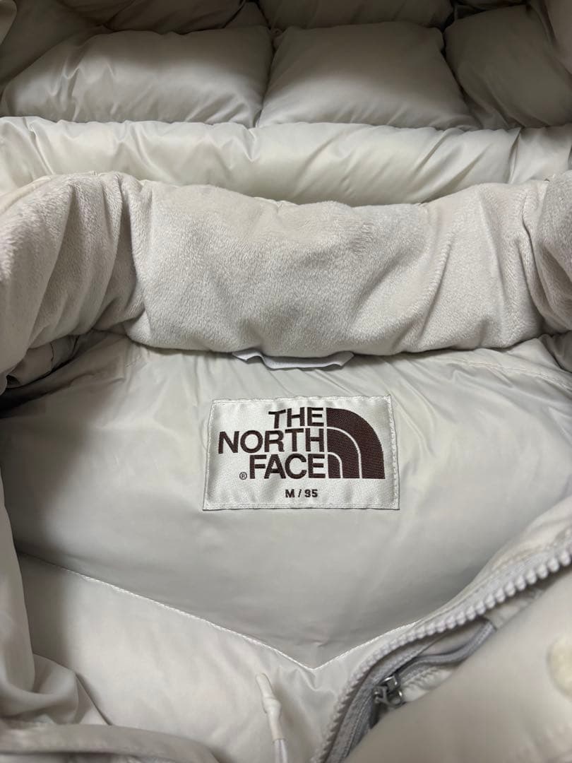 希少ノースフェイス　フリームーブダウンジャケット グレーホワイト　Mサイズ