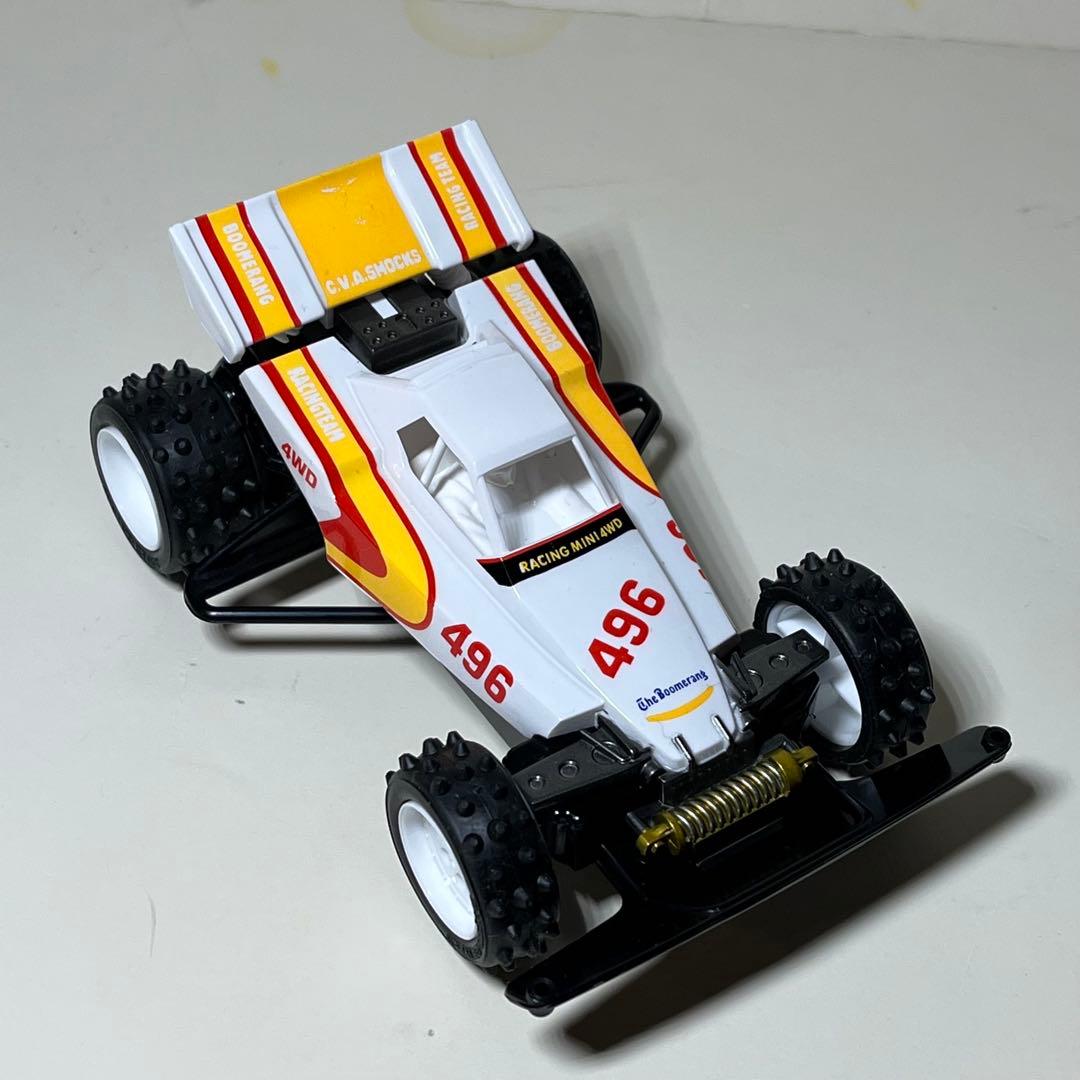 m*i様 ミニ四駆 全塗装 ブーメラン タイプ1シャーシ スパイクタイヤ タミヤ