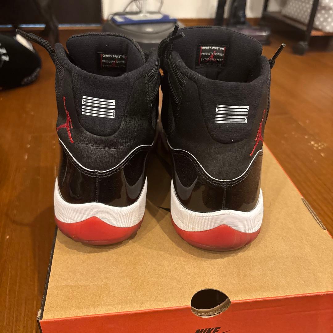 Nike Air Jordan 11 ブラック/レッド 12