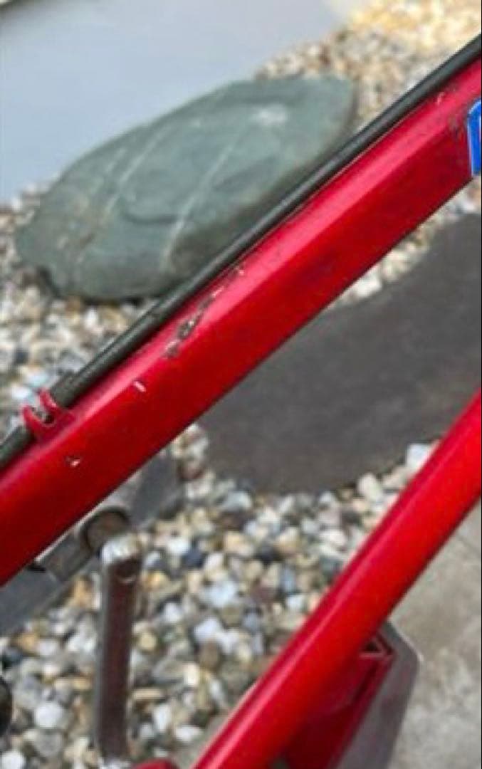 お*し様 BMX 20インチ 赤