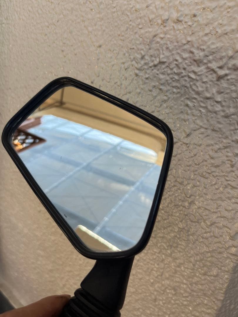 ホンダ　フュージョン純正　バイクミラー 角型 ブラック 2個セット