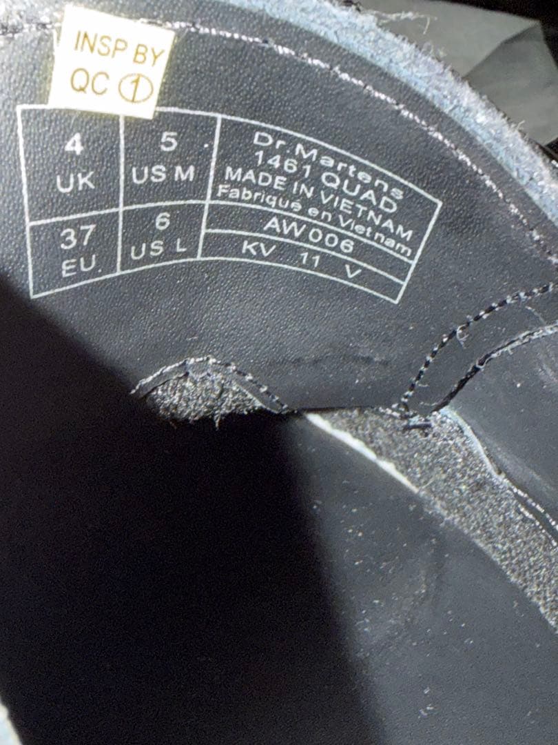 ドクターマーチン　Dr.Martens 1461QUAD エナメル