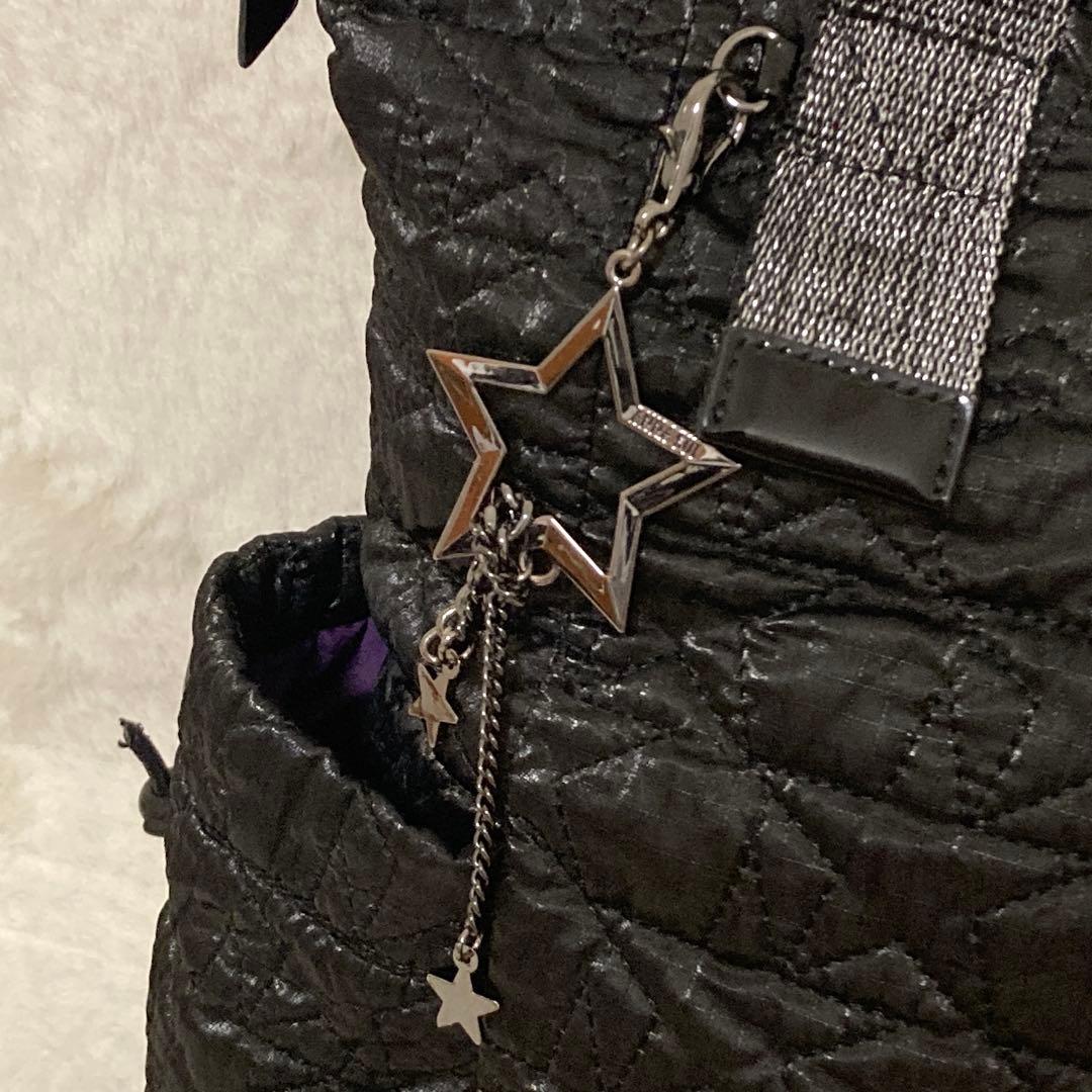 極美品 ANNA SUI プラネタ 2WAYリュックサック キルティング