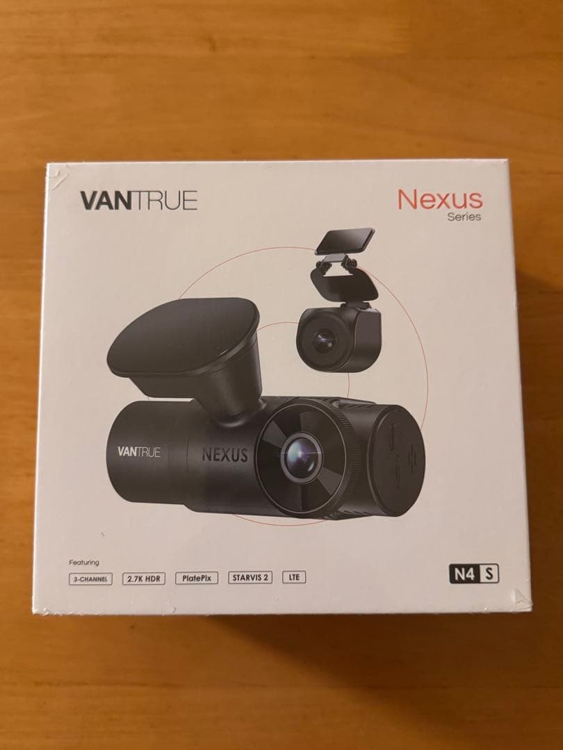 新品未使用 Vantrue Nexus 4S 前後3カメラ STARVIS 2