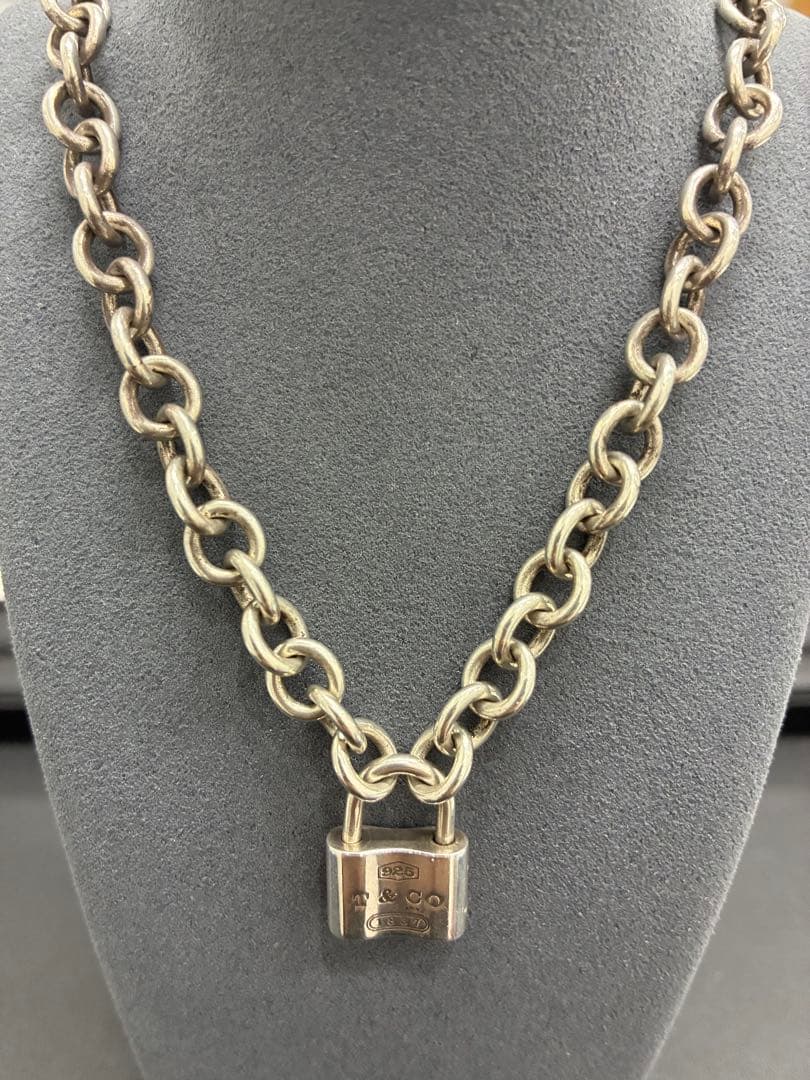 ティファニー　1837 パドロック　カデナ　ネックレス　チョーカー　925