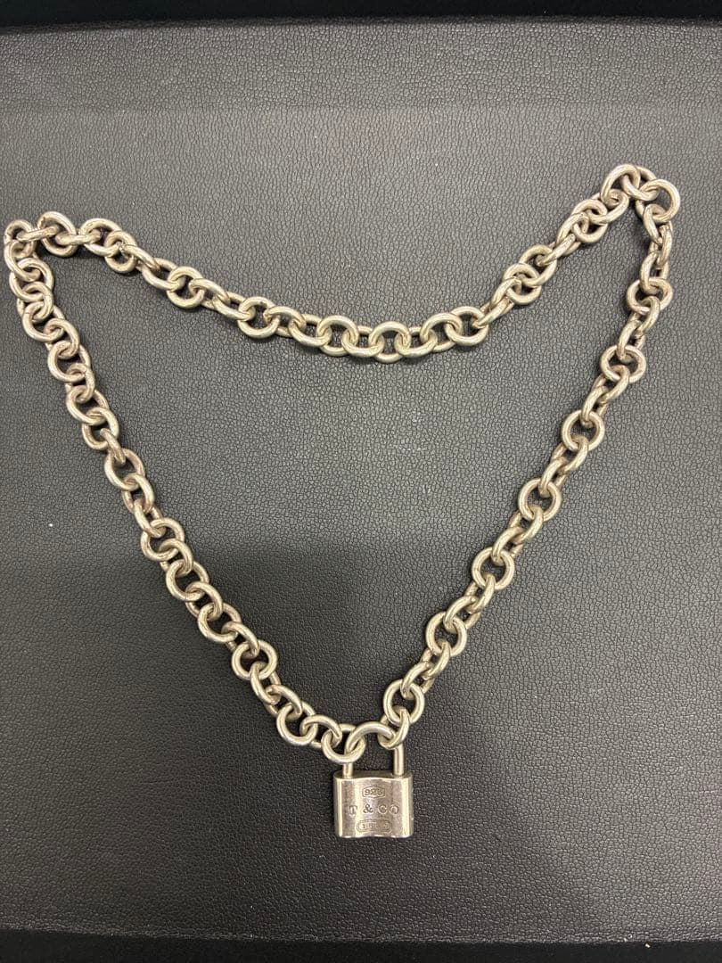 ティファニー　1837 パドロック　カデナ　ネックレス　チョーカー　925