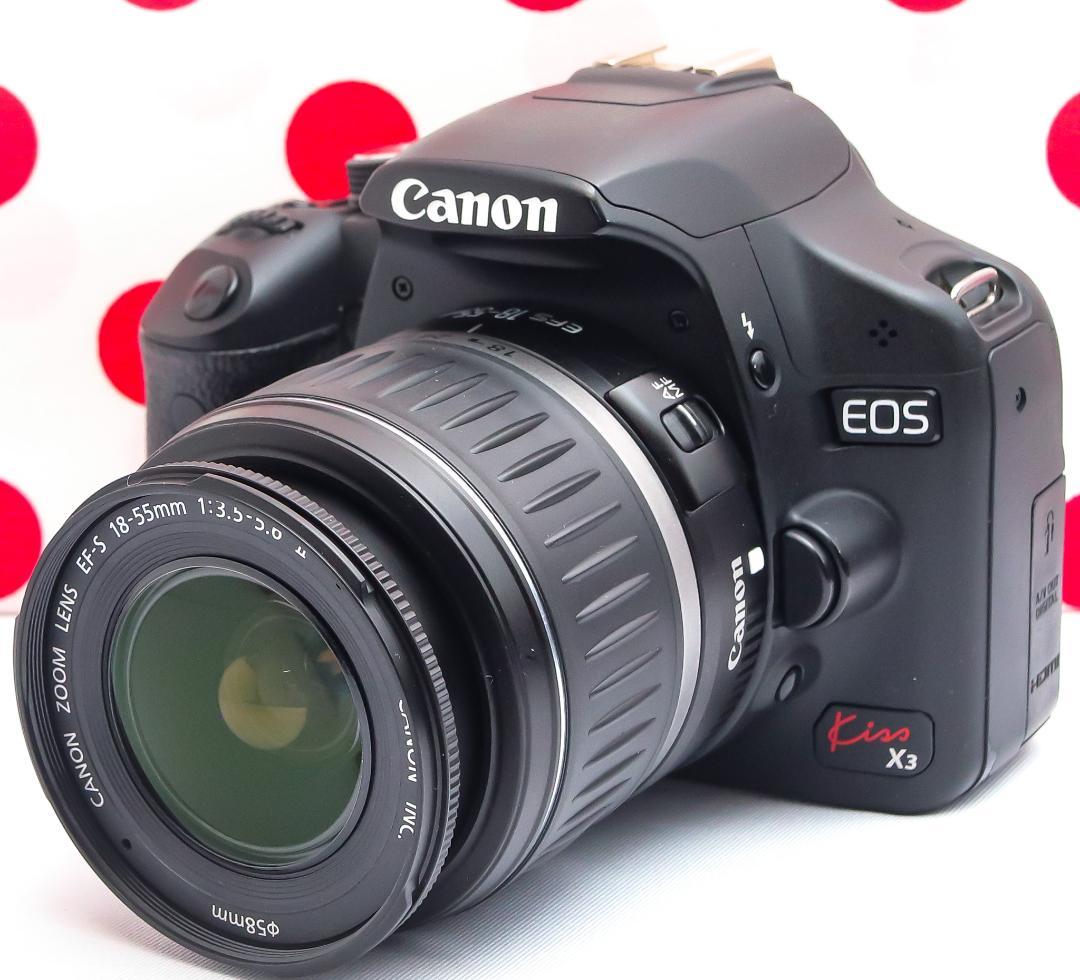 Canon kiss x3❤入門用一眼レフ❤簡単操作❤スマホ転送❤一眼レフ