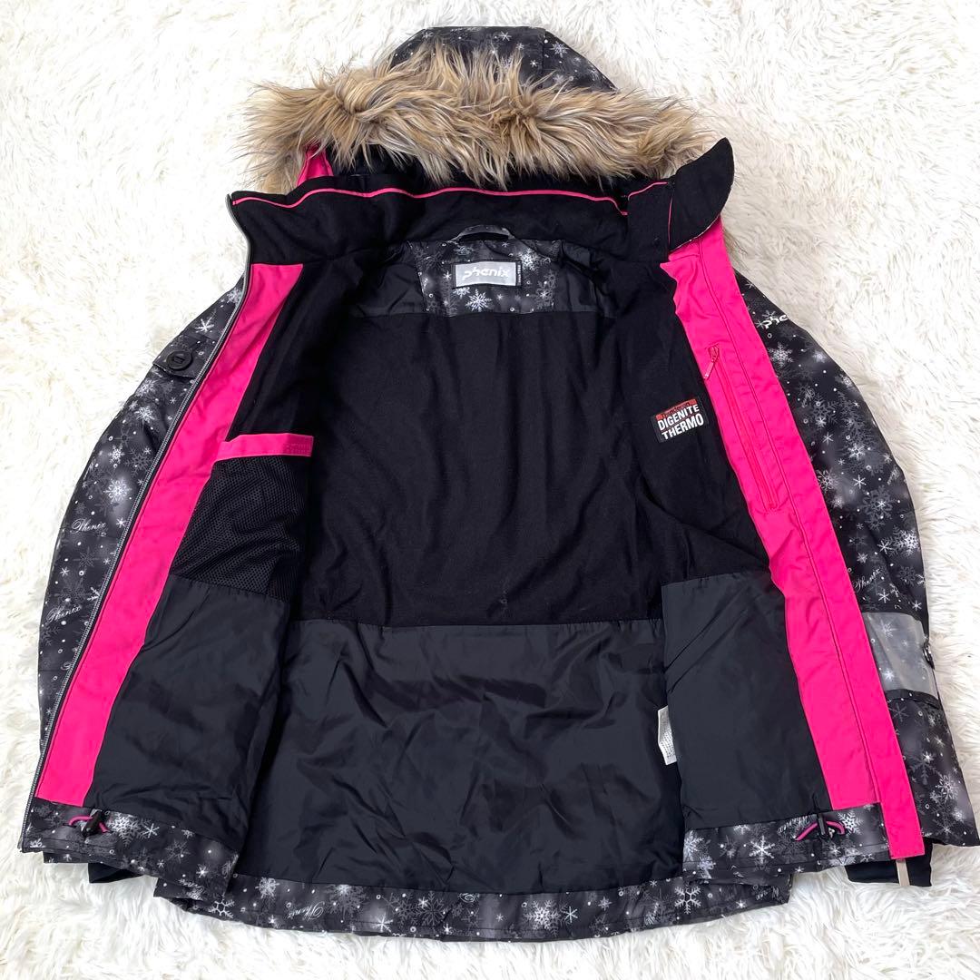 Phenix レディース XL 170中綿 防寒 調整機能付 スキーウェア 上下