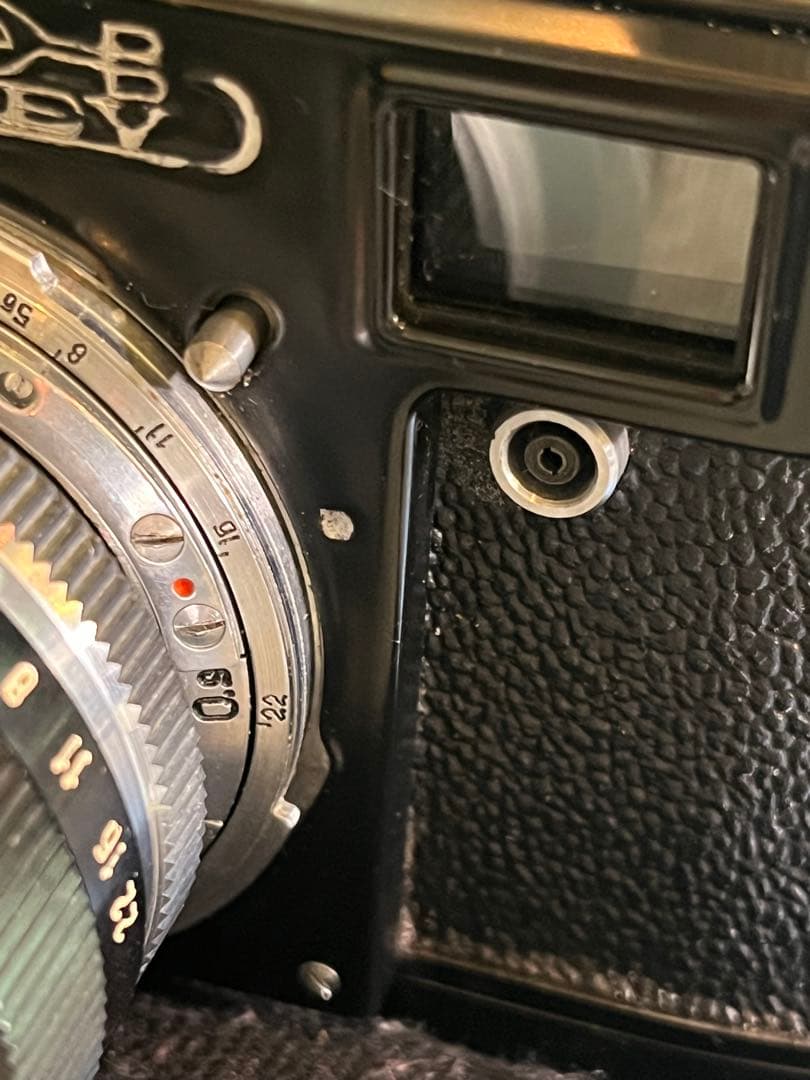 Kiev 4A ブラック+ レンズ＋フード＋革ケース付き