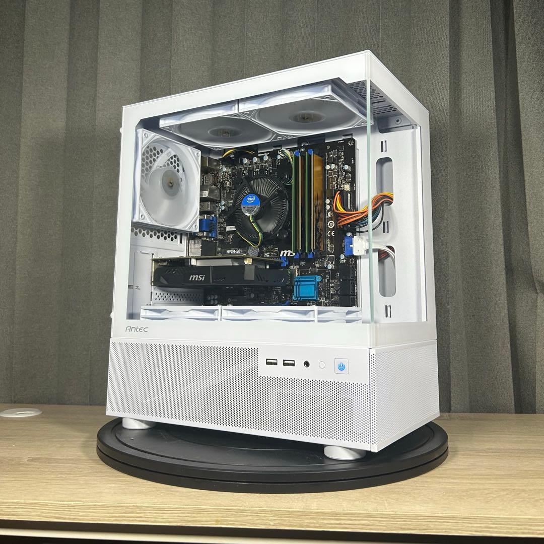 自作ゲーミングPC RX560 i7 FPSゲームプレイ可 SSD搭載