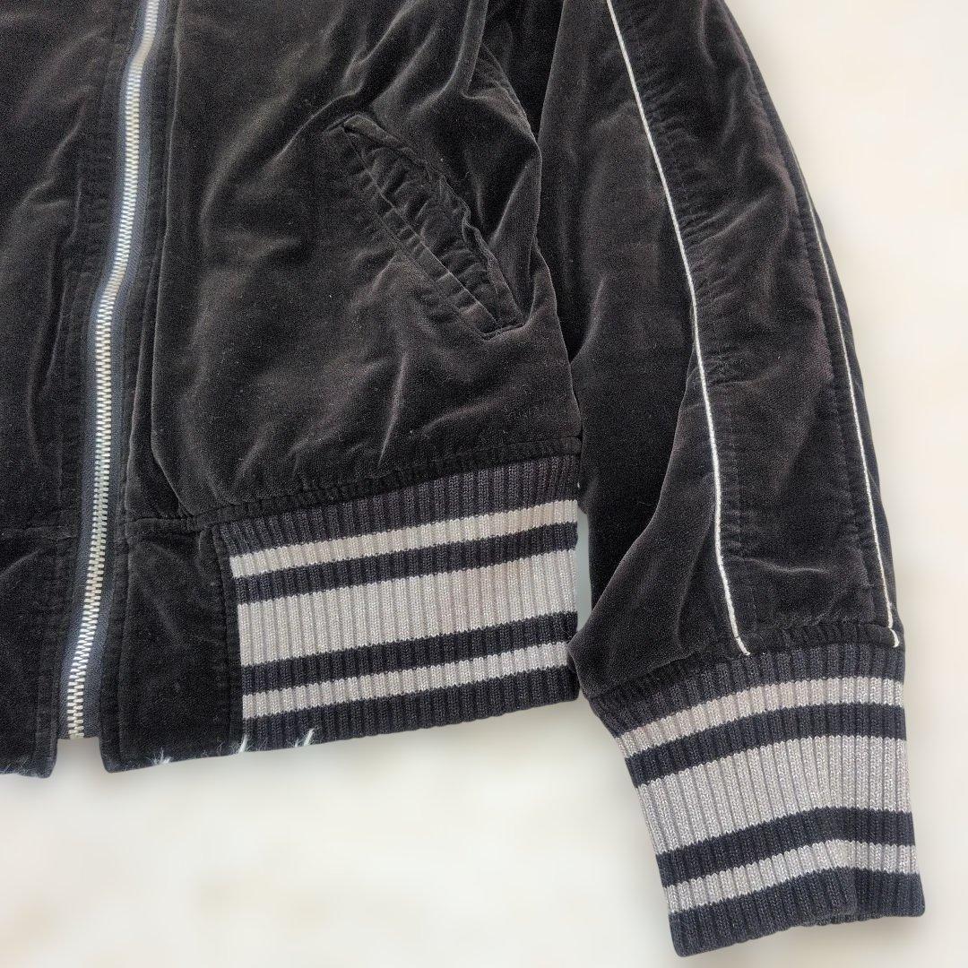 錦鯉　ヒステリックグラマー ベロア ブラック ブルゾン