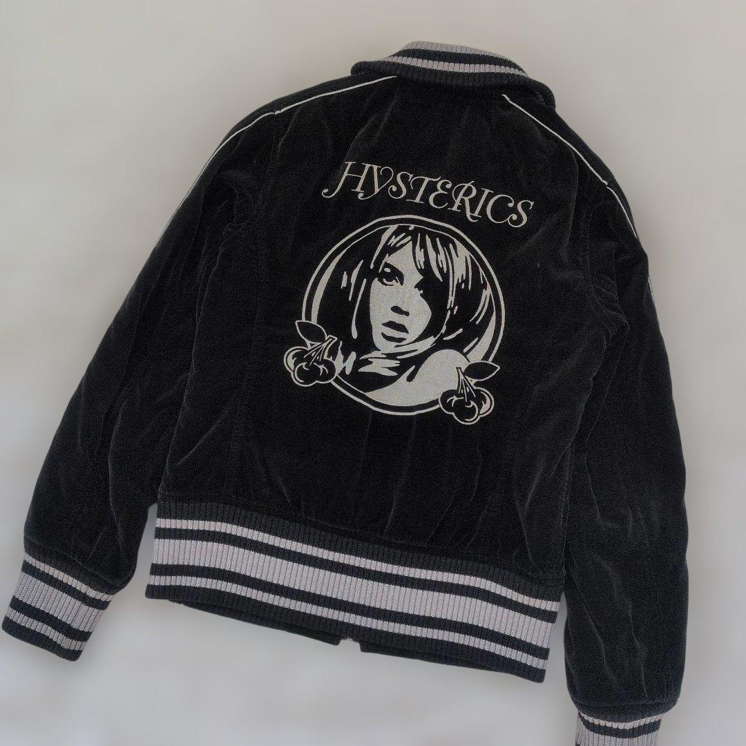 錦鯉　ヒステリックグラマー ベロア ブラック ブルゾン