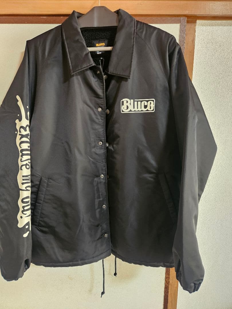 Bluco ブラック XL コーチジャケット