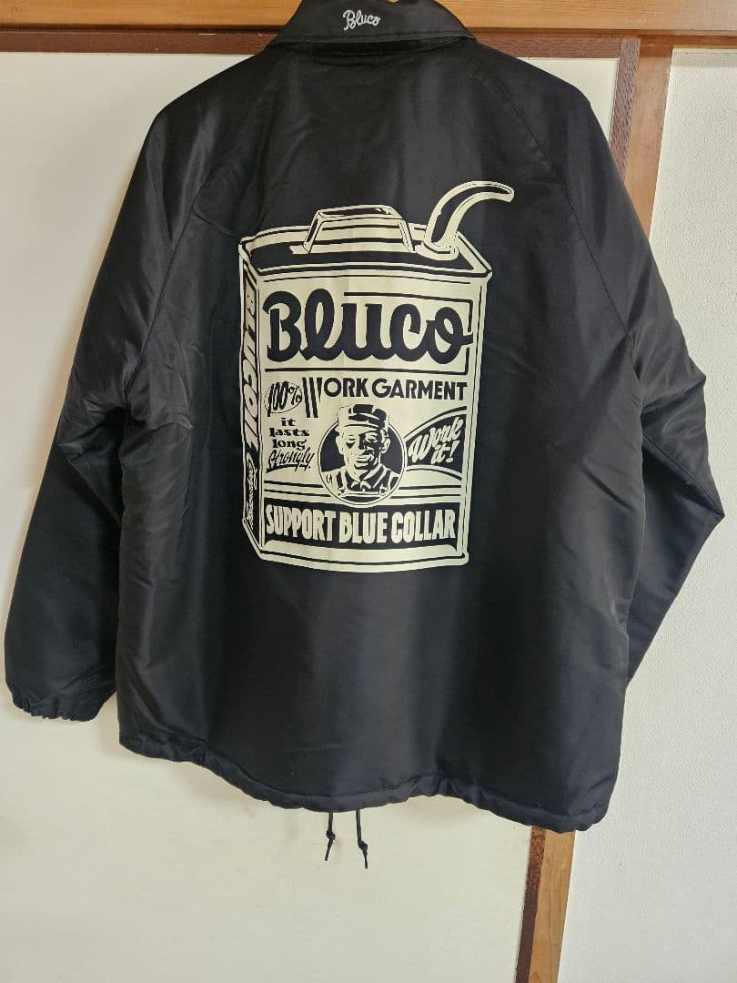 Bluco ブラック XL コーチジャケット