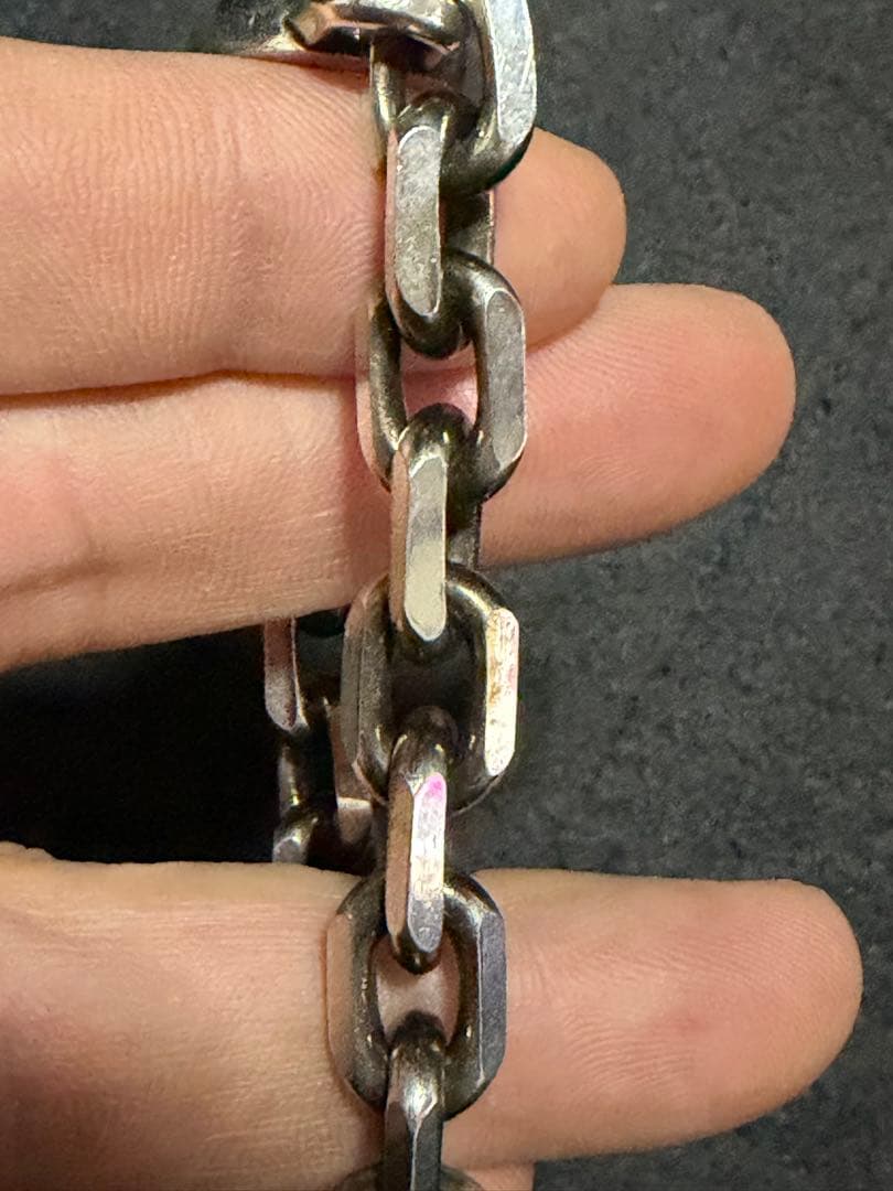 GUCCI グッチ インターロッキング チェーン ブレスレット シルバー 18