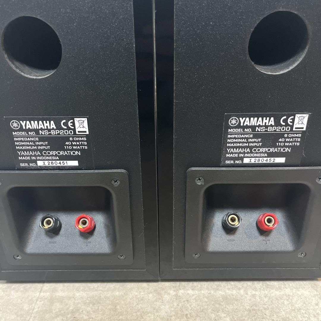 【美品】YAMAHA NS-BP200 ペアスピーカー　ピアノブラック