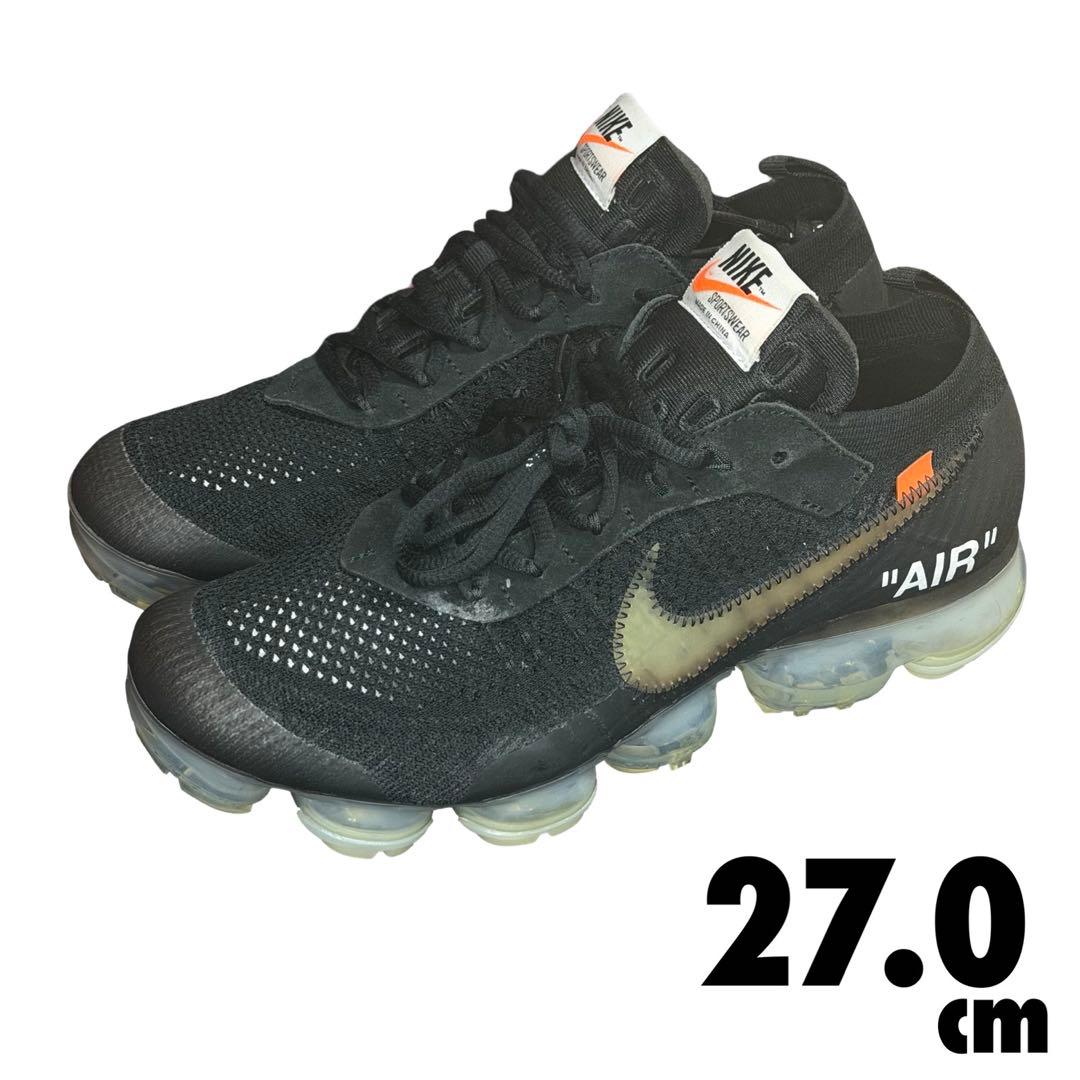 靴 Nike x Off-White Air VaporMax Black 27cm