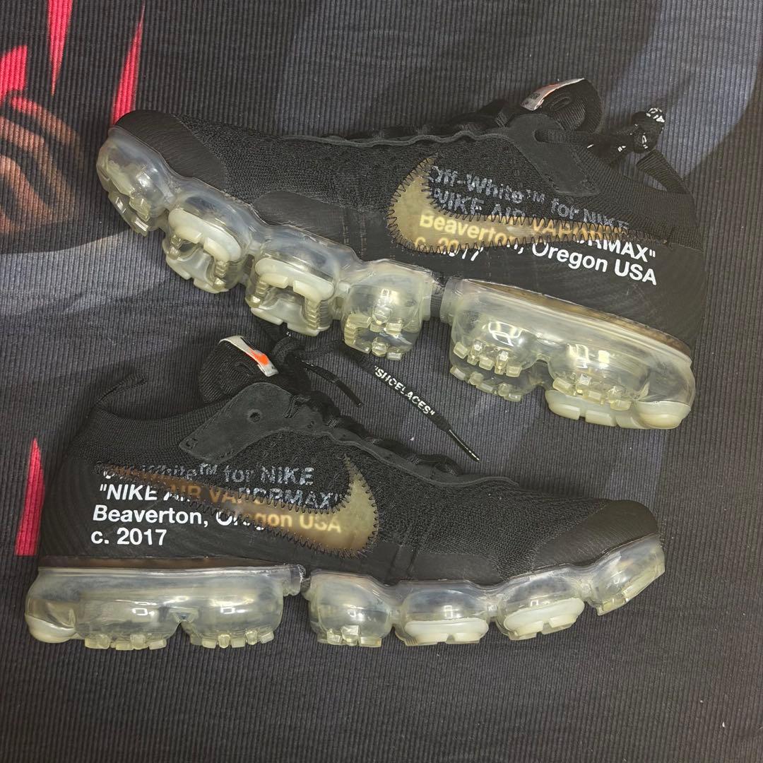 靴 Nike x Off-White Air VaporMax Black 27cm