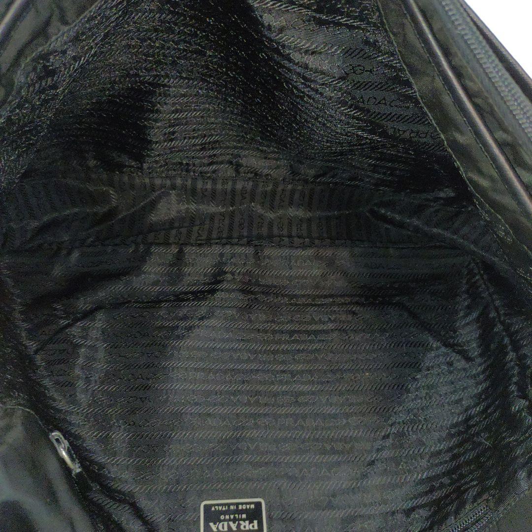 プラダ メッセンジャーバッグ サフィアーノ×ナイロン A4可 黒