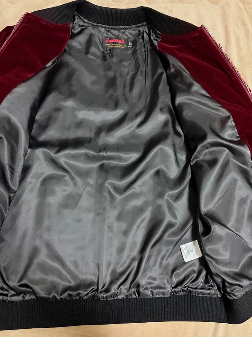 未使用 別珍 Skajan 狐 花 日本限定 スカジャン vintage 美品