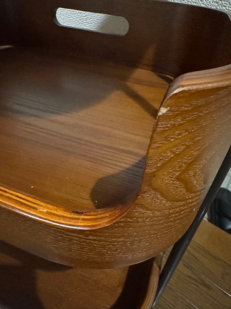 daoです。 最終値下げ！イタリアンウッドキャスター付きワゴン3段