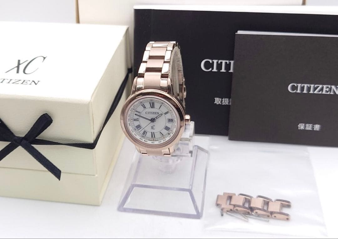 【稼働・美品】CITIZEN xC クロスシー 電波ソーラー 腕時計 H240