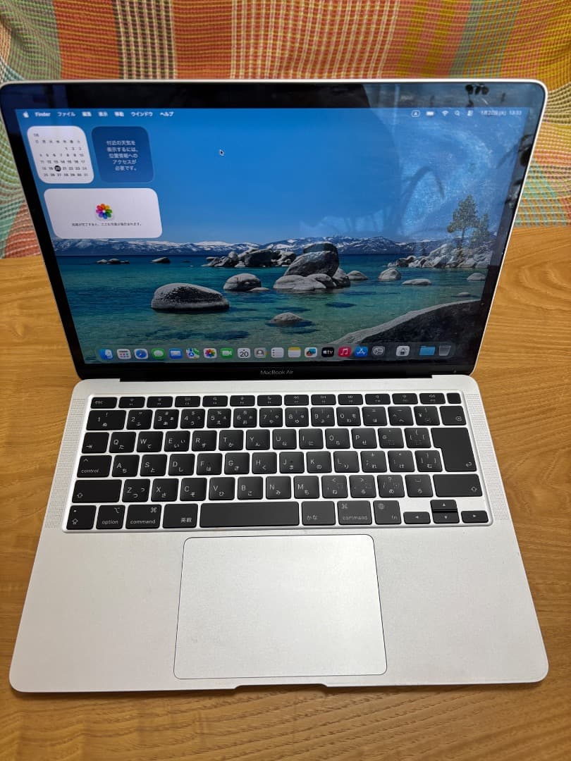 MacBook Air M1 シルバー メモリ 8GB　SSD 512GB