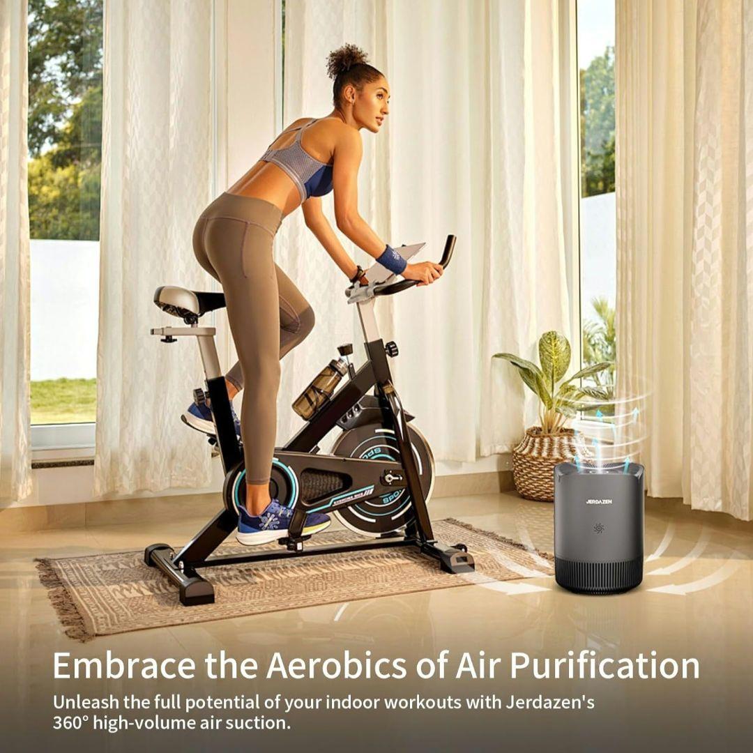 空気清浄機/17畳集じん ペット花粉hepa フィルター静電フィルター グレー