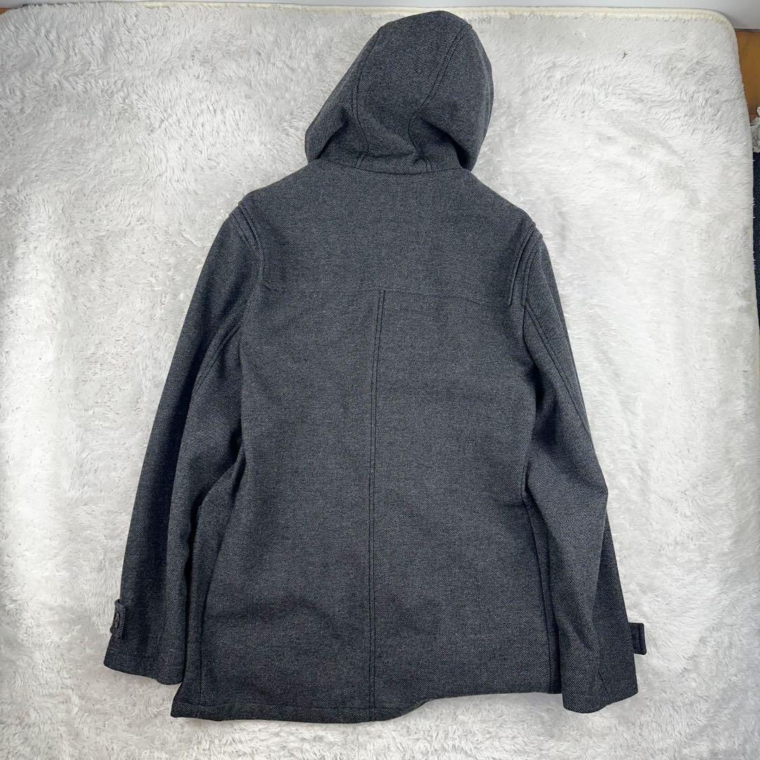ブルックスブラザーズ　ダッフルコート トグル　牛革　カーフレザー　灰色　XL