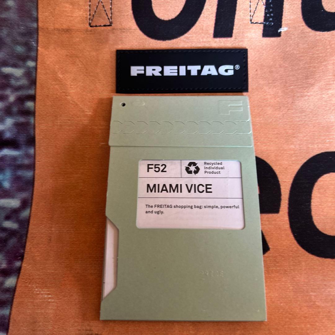 美品！希少！転写！FREITAG F52 MIAMI VICE マイアミバイス