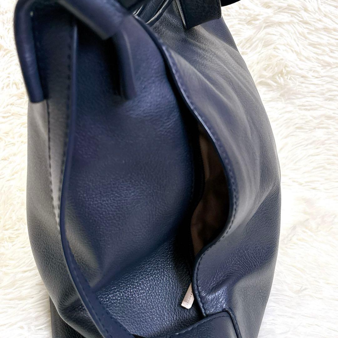 現行✨マザーハウス ヨゾラ 2ウェイ バッグ L ミリング リュック トート 紺