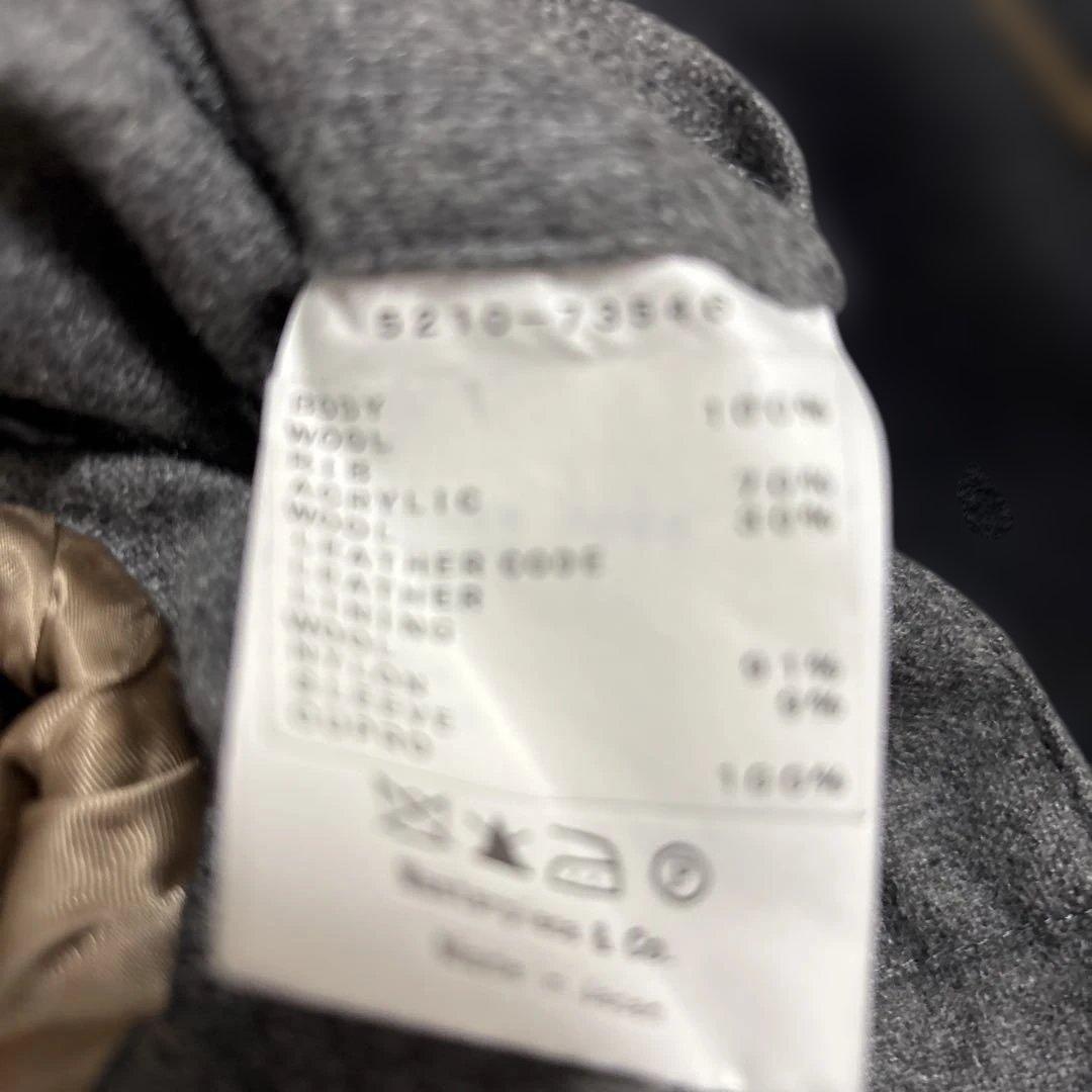 SCYE BASICS ネイビーダッフルコート フード付き サイズ40