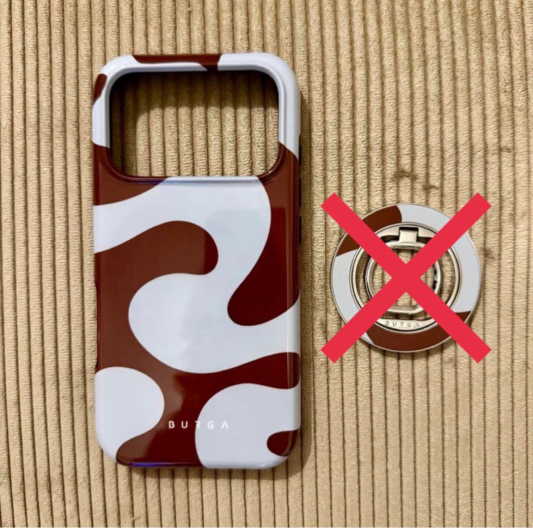 BURGA iPhone17proケース＋マグネティックリングホルダー