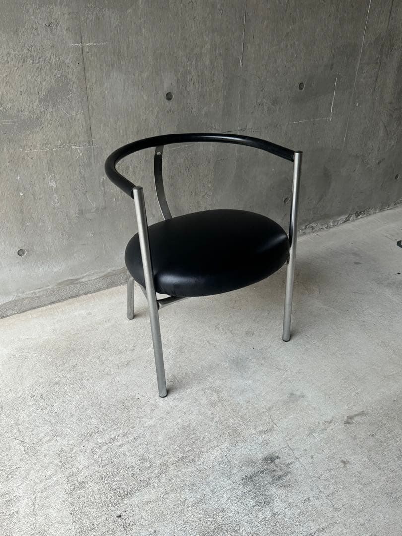 80’s ポストモダン チェア　クロムフレーム　アノニマスデザイン