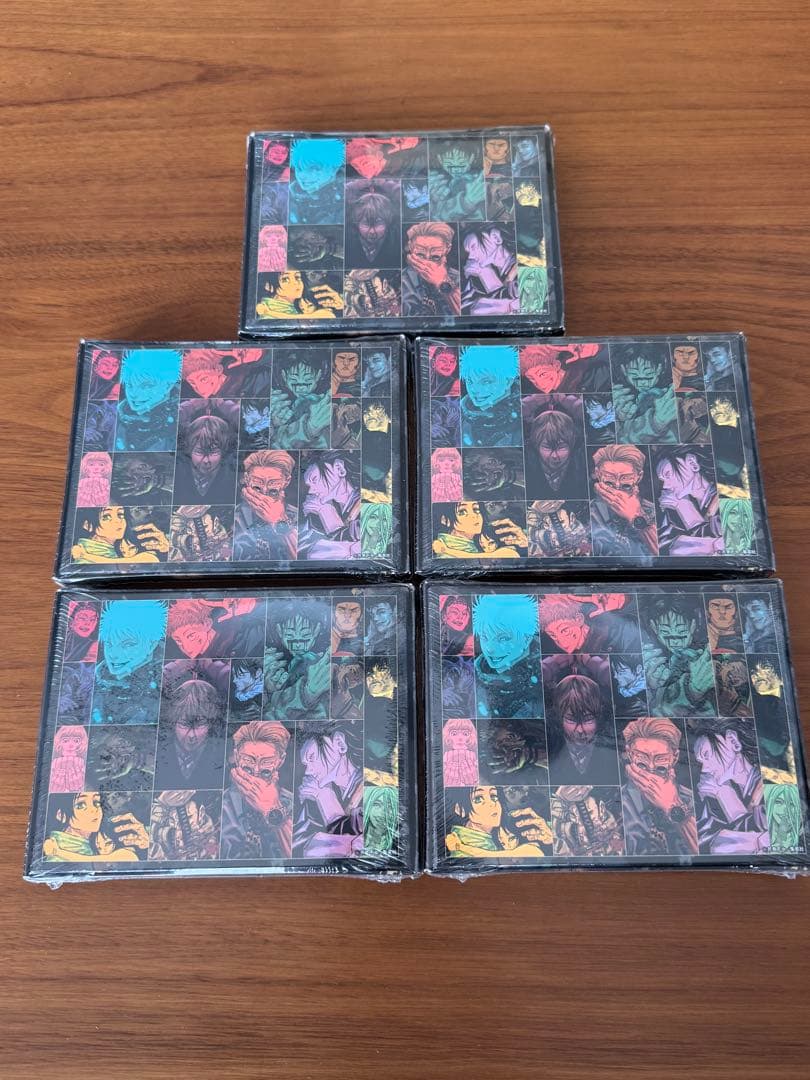 呪術廻戦　ホログラムクリアカード 未開封×5