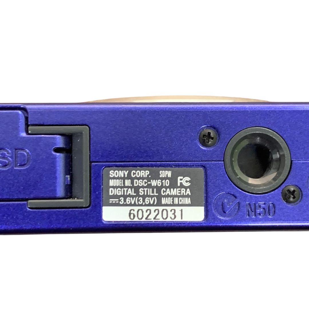 よ*1様 A9301【稼働】SONY Cyber-shot DSC-W610 青