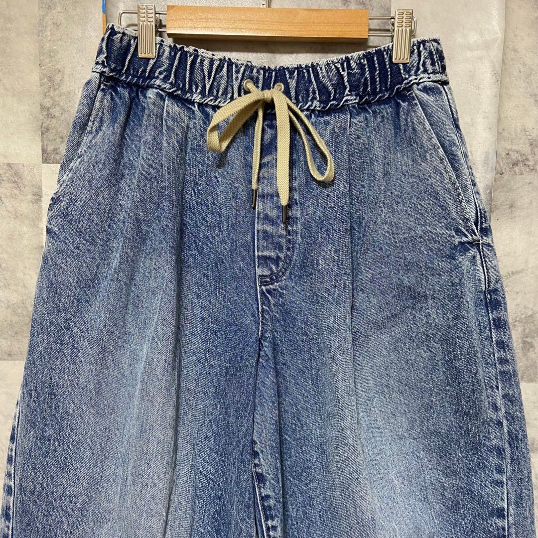 【JOURNAL STANDARD】イージーデニムワイドパンツ 新品 ブルー 青