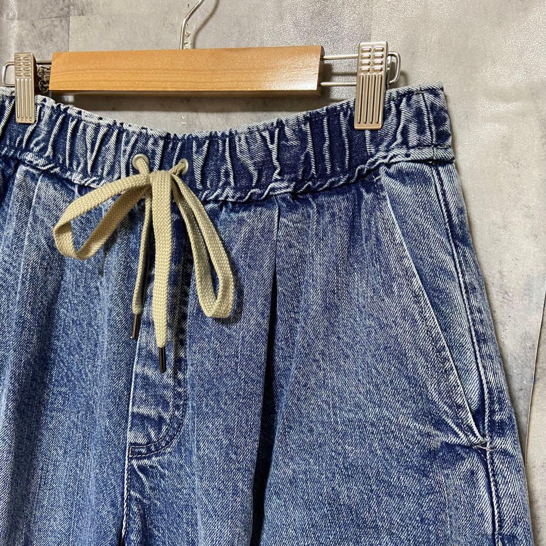 【JOURNAL STANDARD】イージーデニムワイドパンツ 新品 ブルー 青