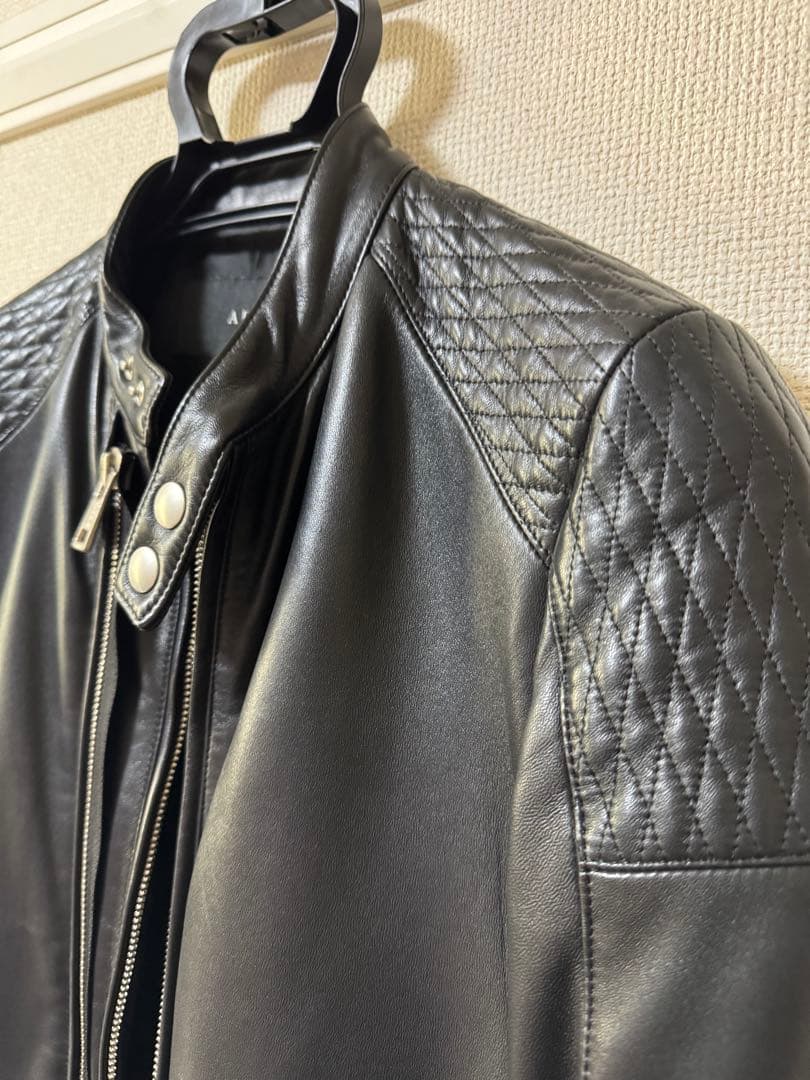 稀少 AKM ZIP RIDERS 最高級ラムレザー シングルライダース