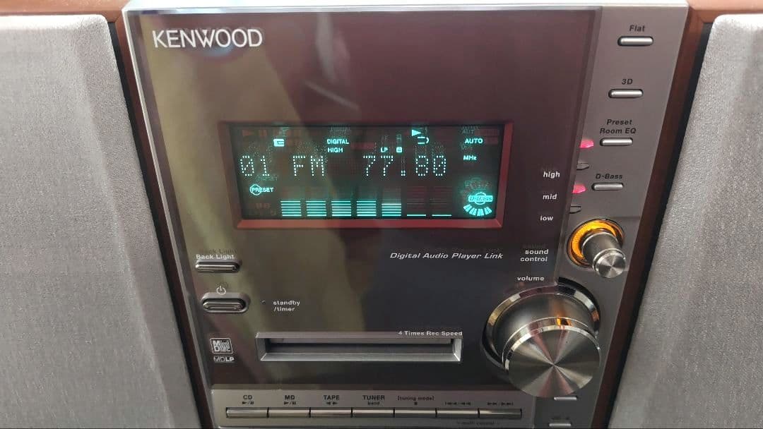 KENWOOD RXD-SV3MD-S MDのみ動作不良(ジャンク品扱い)