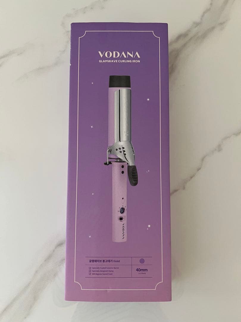 【1回使用】VODANA グラマウェーブカールアイロン 40mm