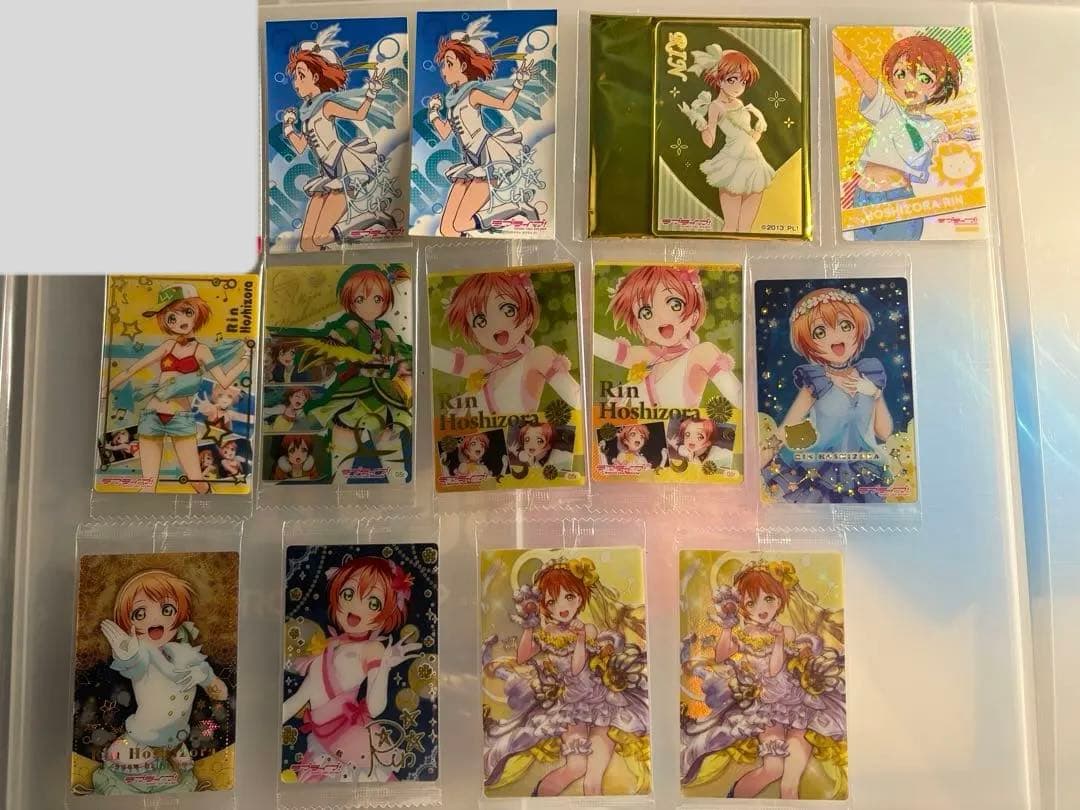 ラブライブ　ウエハース　プロカ　μ's ホロ　レア　星空　凛