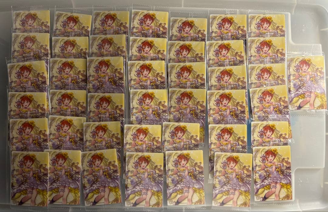 ラブライブ　ウエハース　プロカ　μ's ホロ　レア　星空　凛