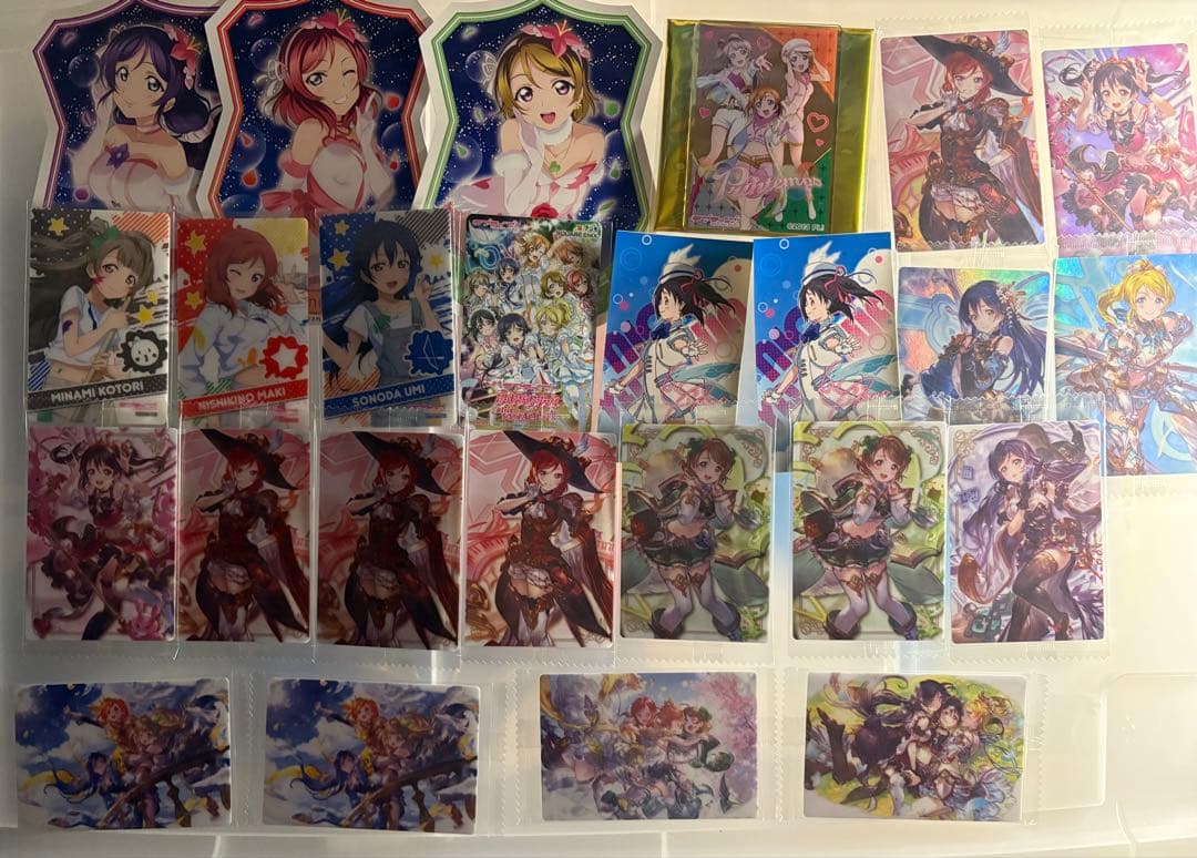 ラブライブ　ウエハース　プロカ　μ's ホロ　レア　星空　凛