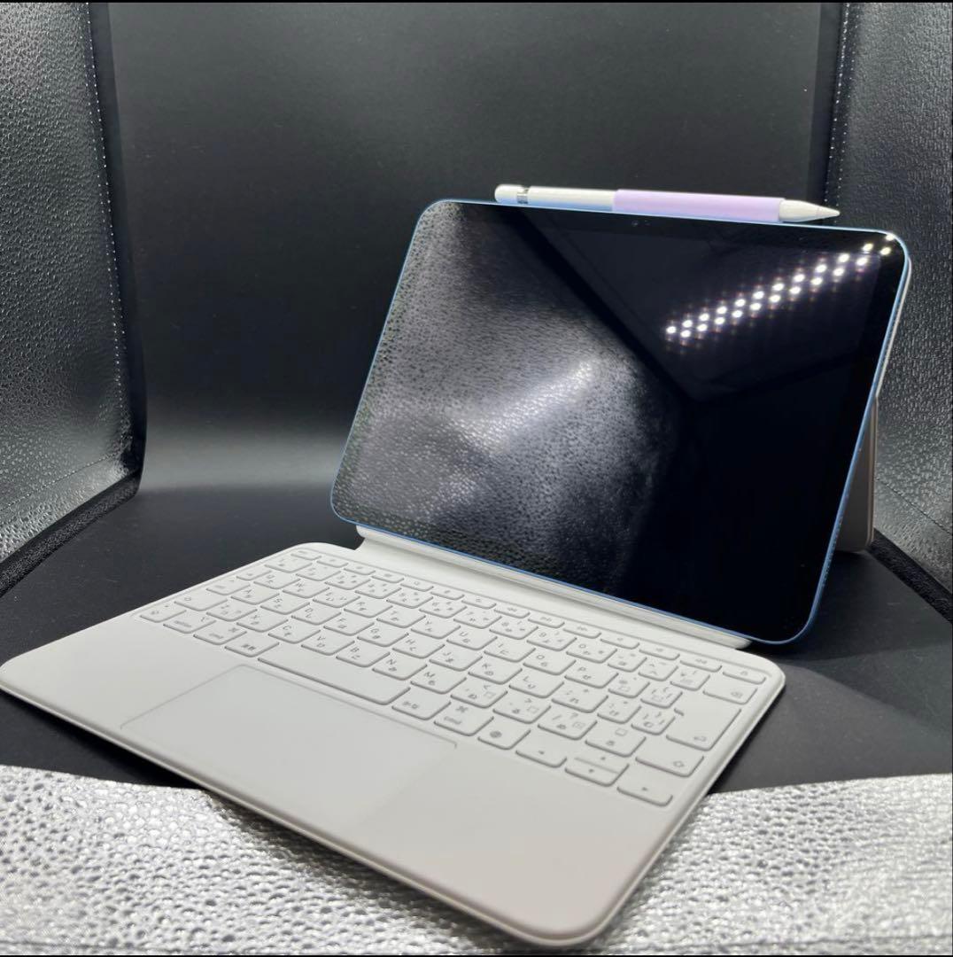 iPad第10世代64GB WiFiモデル/純正キーボード＆ペンシル