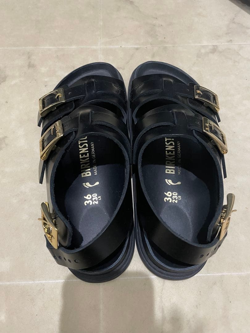 Birkenstock Cannes ブラック　ビルケンシュトック　ナロー36