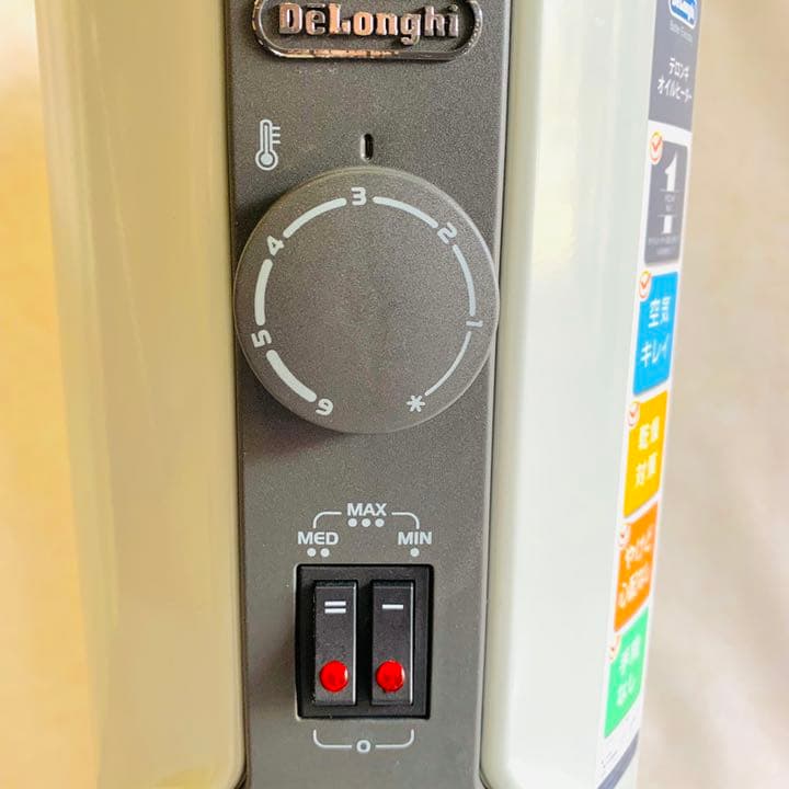 【美品】デロンギ　オイルヒーター　HJ0812 説明書付き